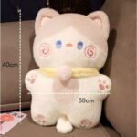 40CM Plushie Soft Stuffed Cat - Cream