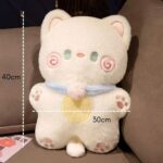 40CM Plushie Soft Stuffed Cat - White