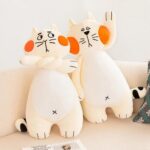 75cm Cat Plush Soft Stuffed Toy - Doubting Face - Image 3
