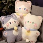 40CM Plushie Soft Stuffed Cat - Cream - Image 2