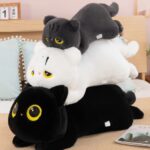 90CM Papa Cat Plushie - White - Image 3
