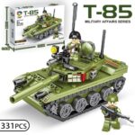 Lego Building Block Military Tank Soldier 331 pcs